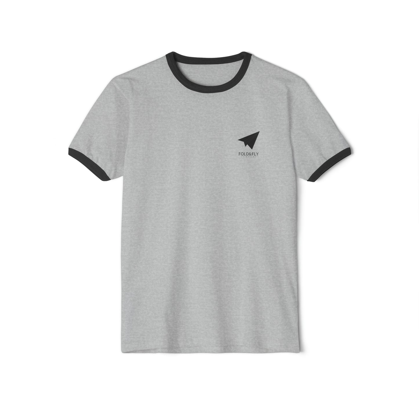 Fold&FlyCo Unisex Cotton Ringer T-Shirt